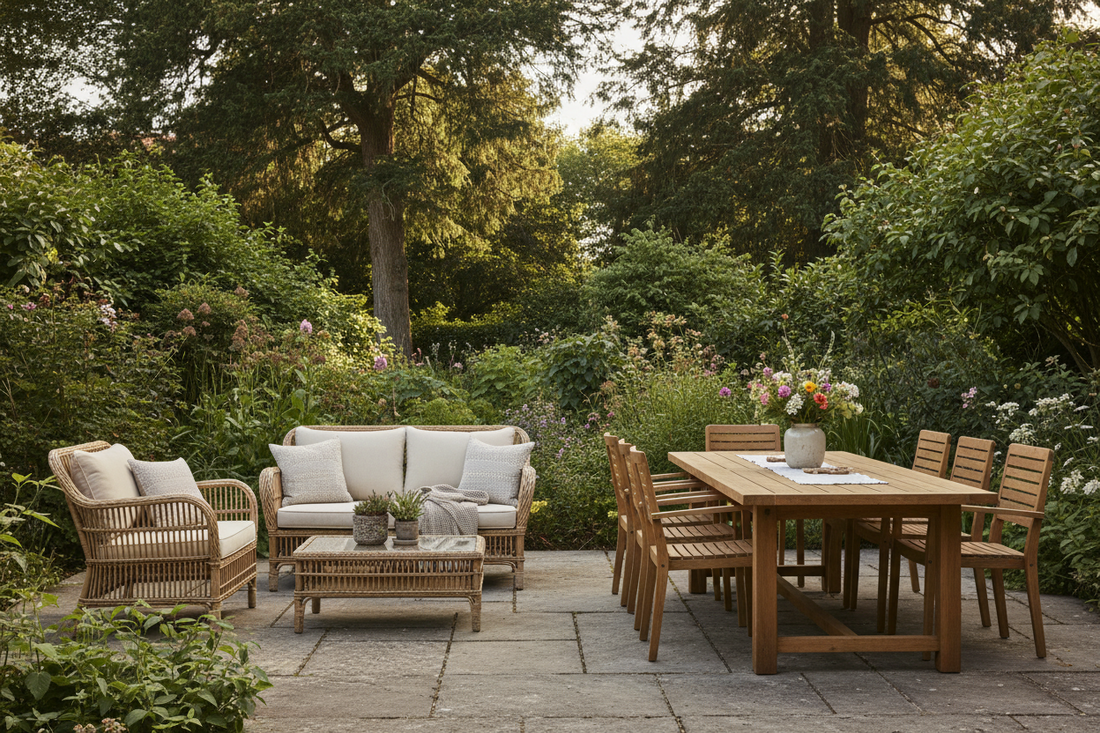 Rattan vs Timber Garden Furniture — Which Lasts Longer in the UK?
