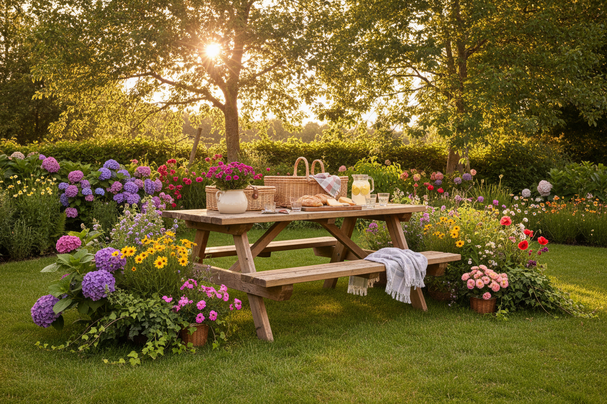 Garden Picnic Table