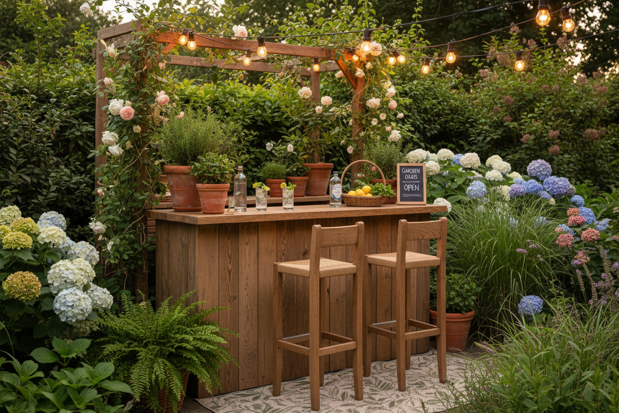 Wooden Garden Furniture For Hosting