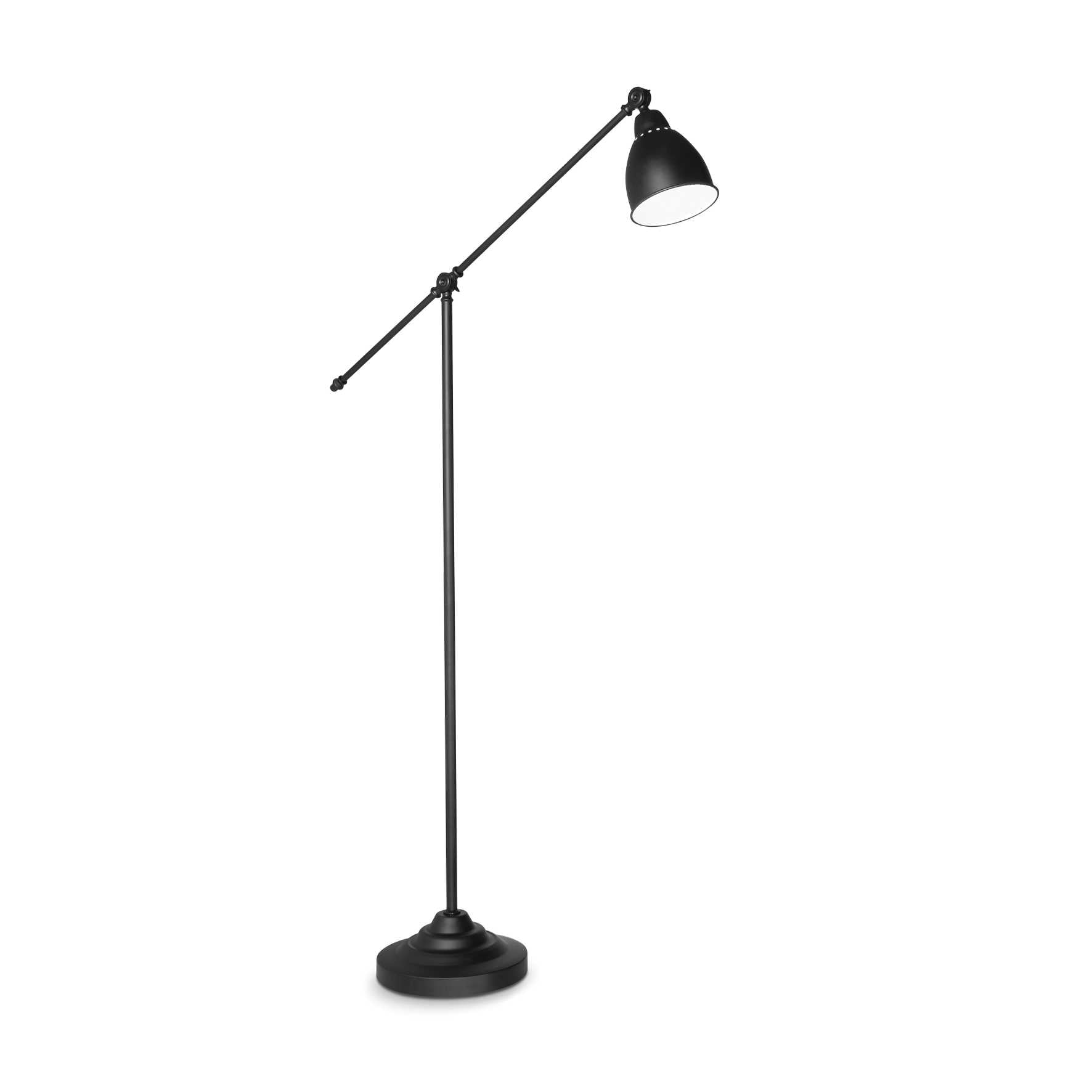 Newton Adjustable Post Light | Classic Black