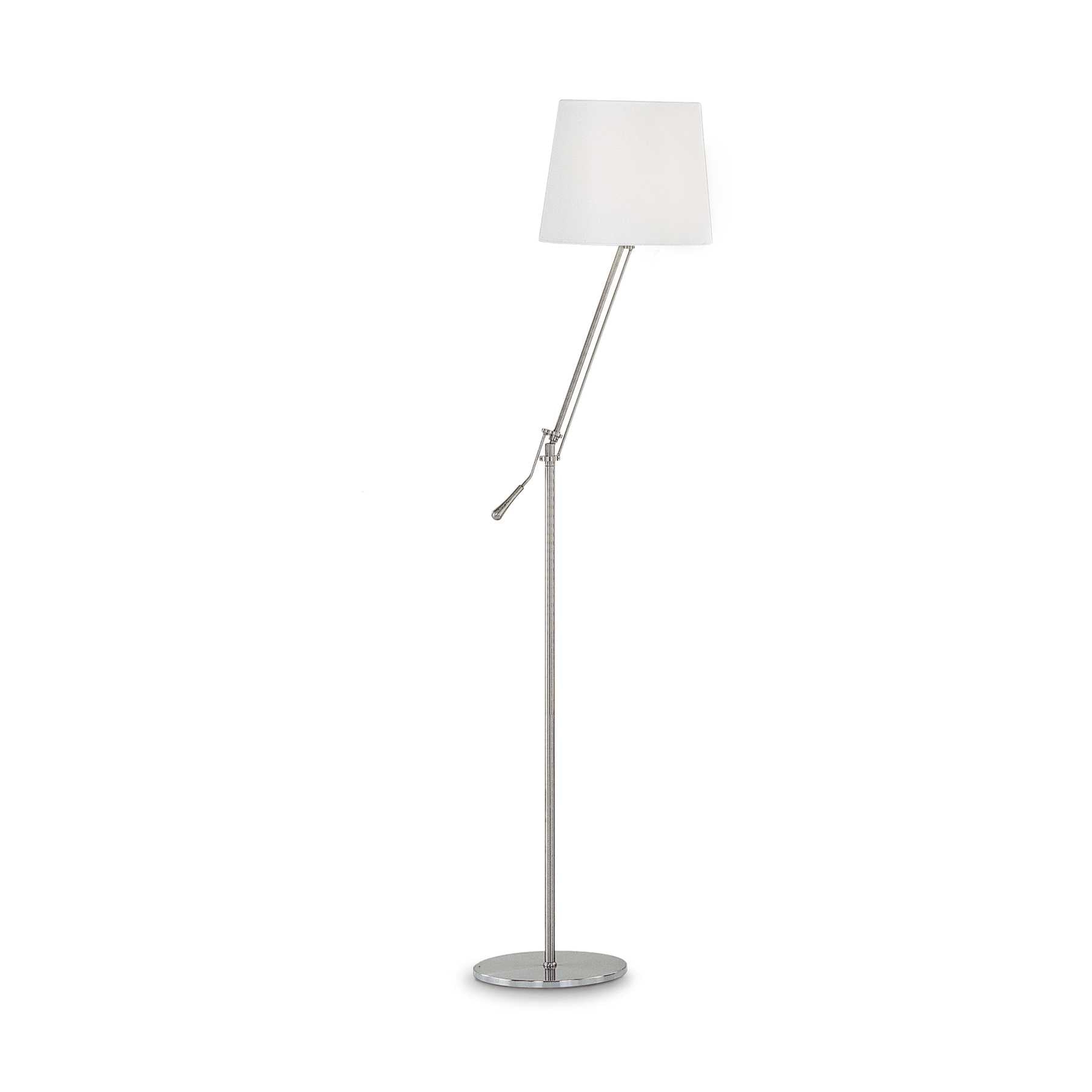 Regol Post Light | Satin Nickel with White Shade