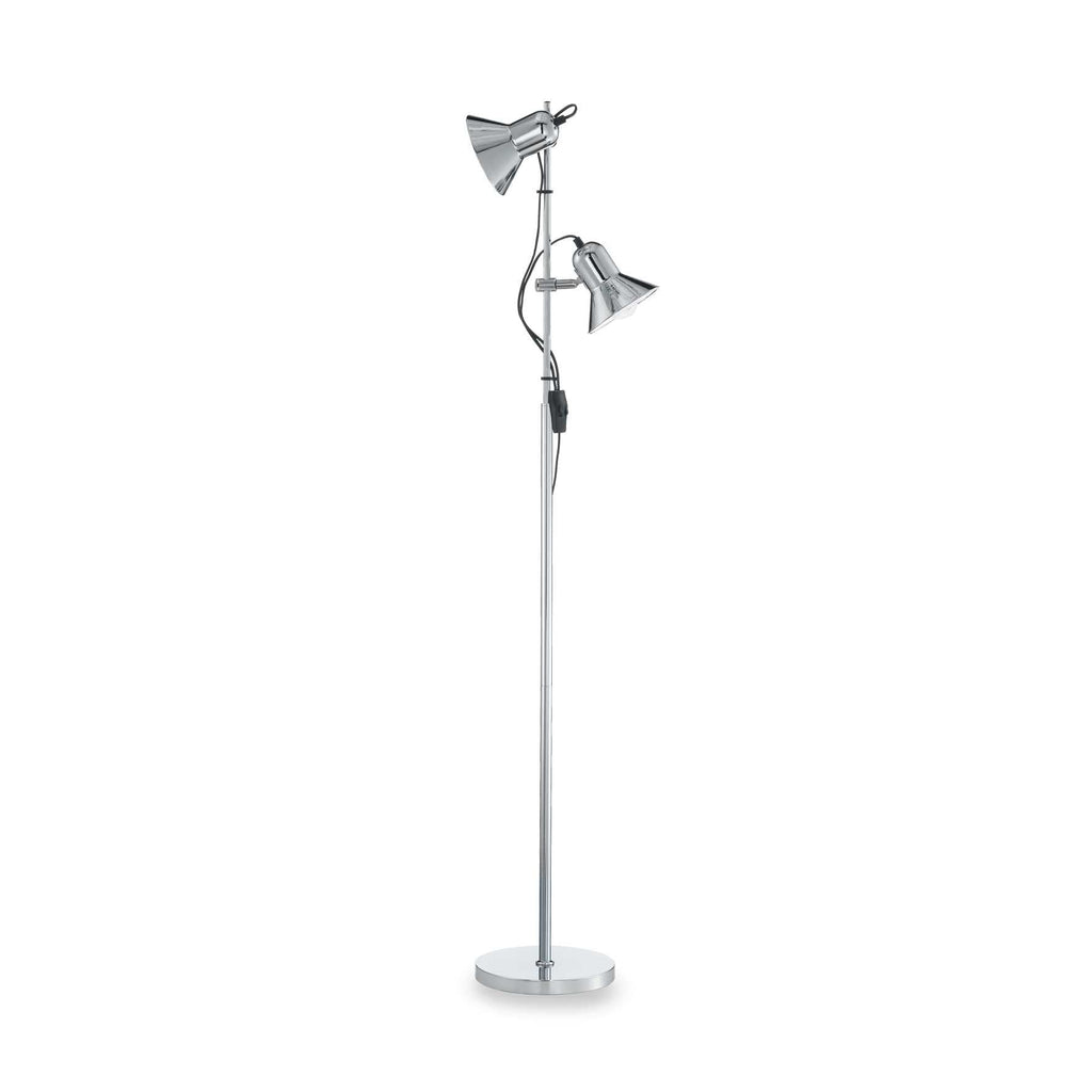 Polly Dual Globe Post Light | Chrome