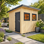Fortis SIP Workshop Style A | End Door Insulated Garden Workshop