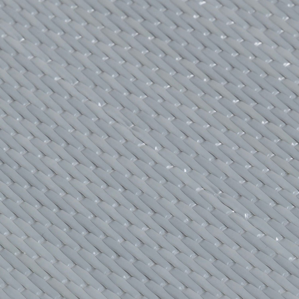 Urban Outdoor Rug | Plain Grey Reversible Flatweave | Lightweight
