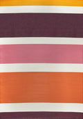 Rainbow Outdoor Rug in pink striped reversible waterproof flatweave