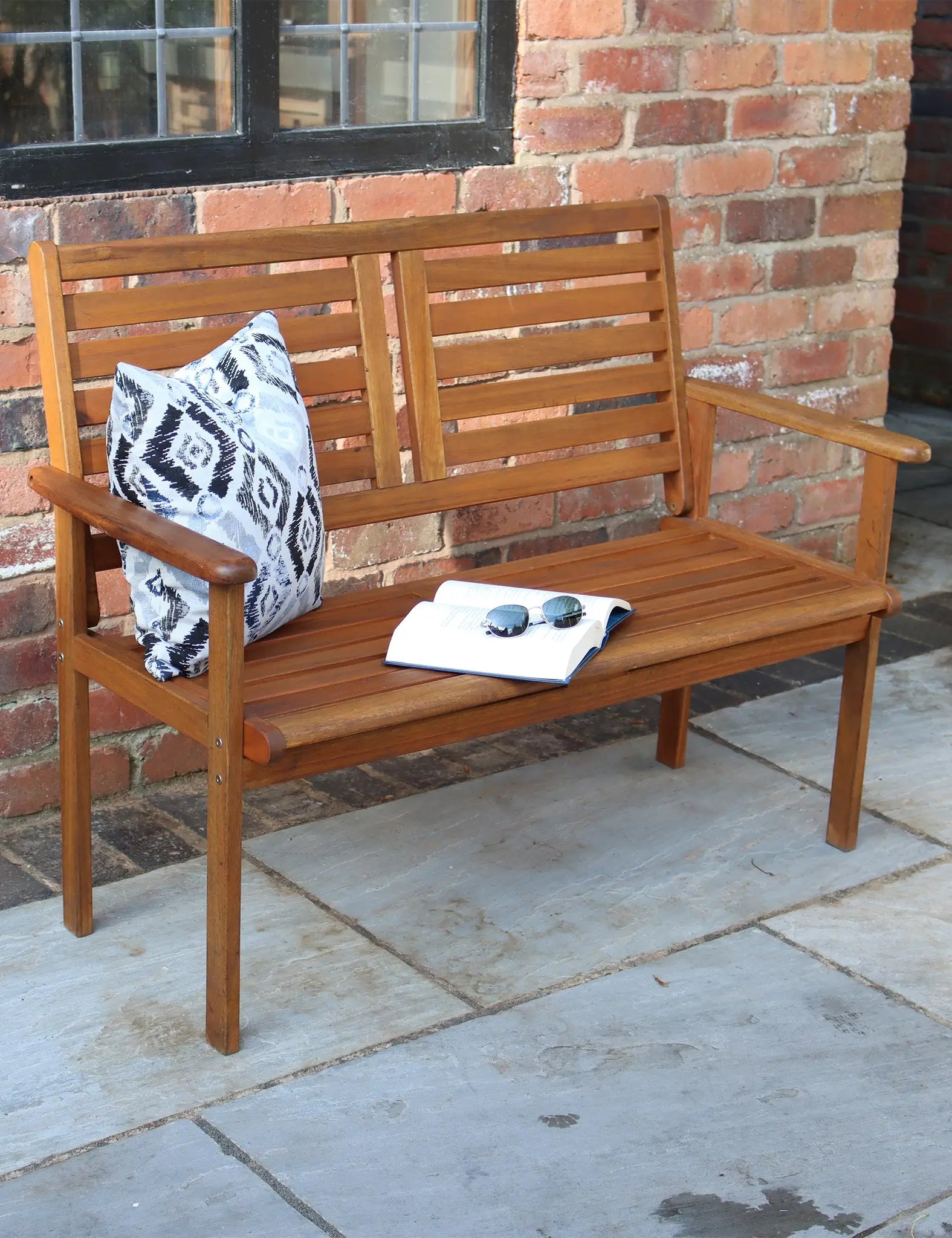 Royalcraft Napoli 2 Seater Garden Bench | Steel Frame