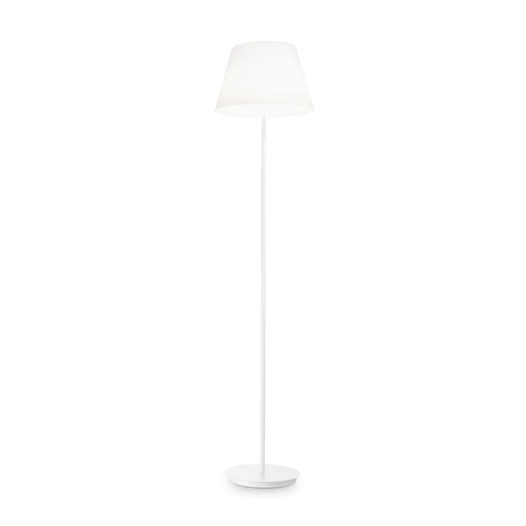 Dual-Bulb Cylinder Post Light | Matt White