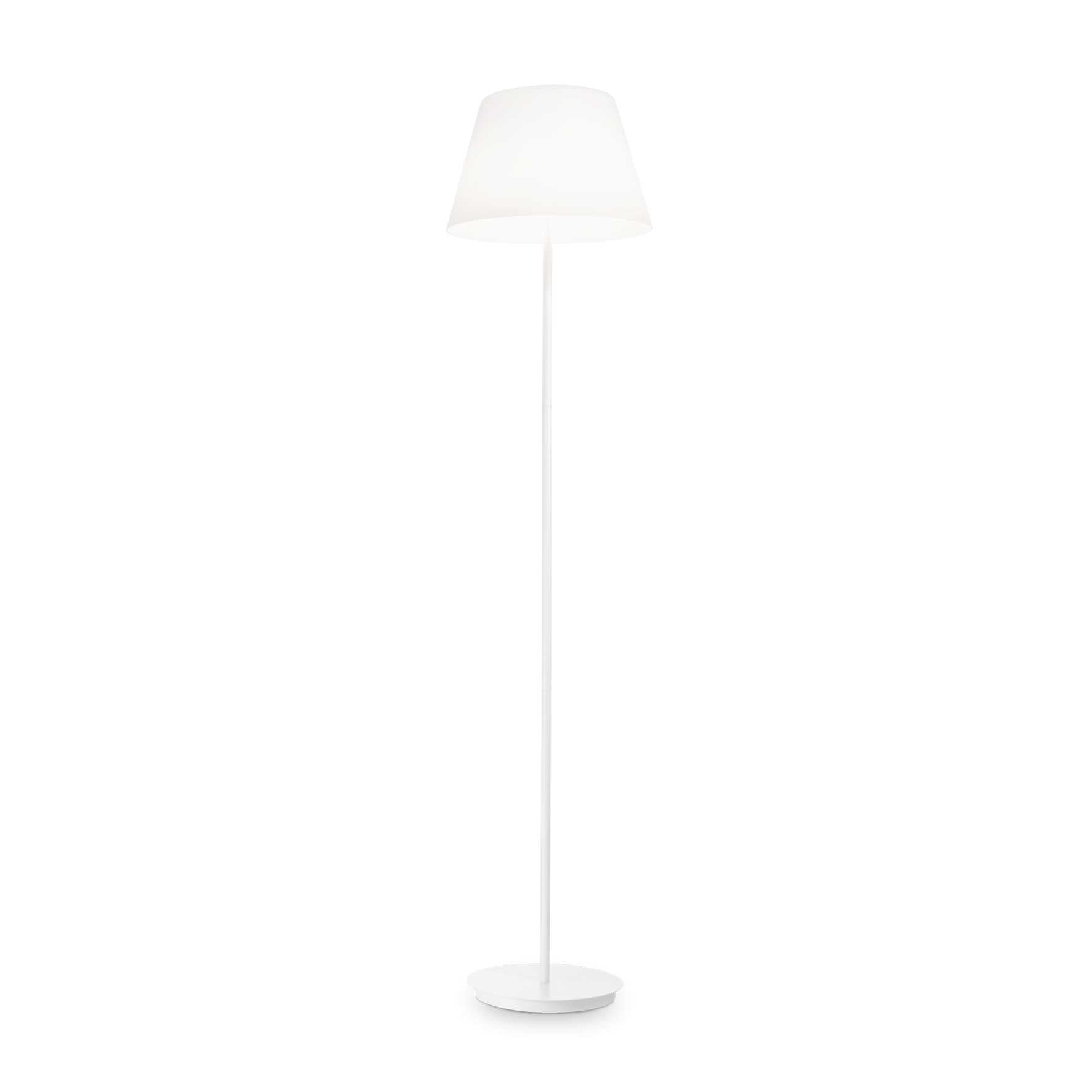 Dual-Bulb Cylinder Post Light | Matt White