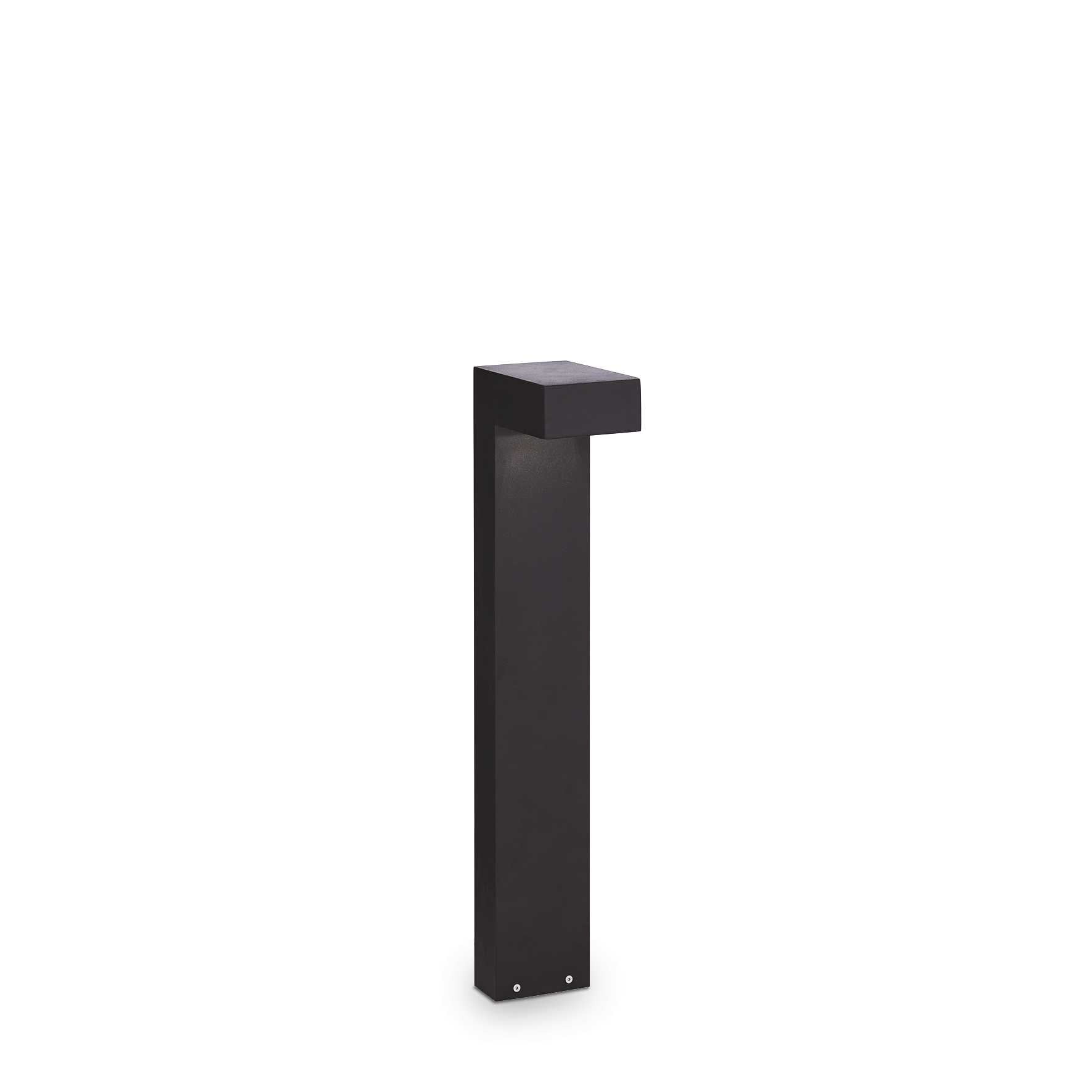 Sirio Small Dual Bulb Lamp Post Light | Black Aluminium