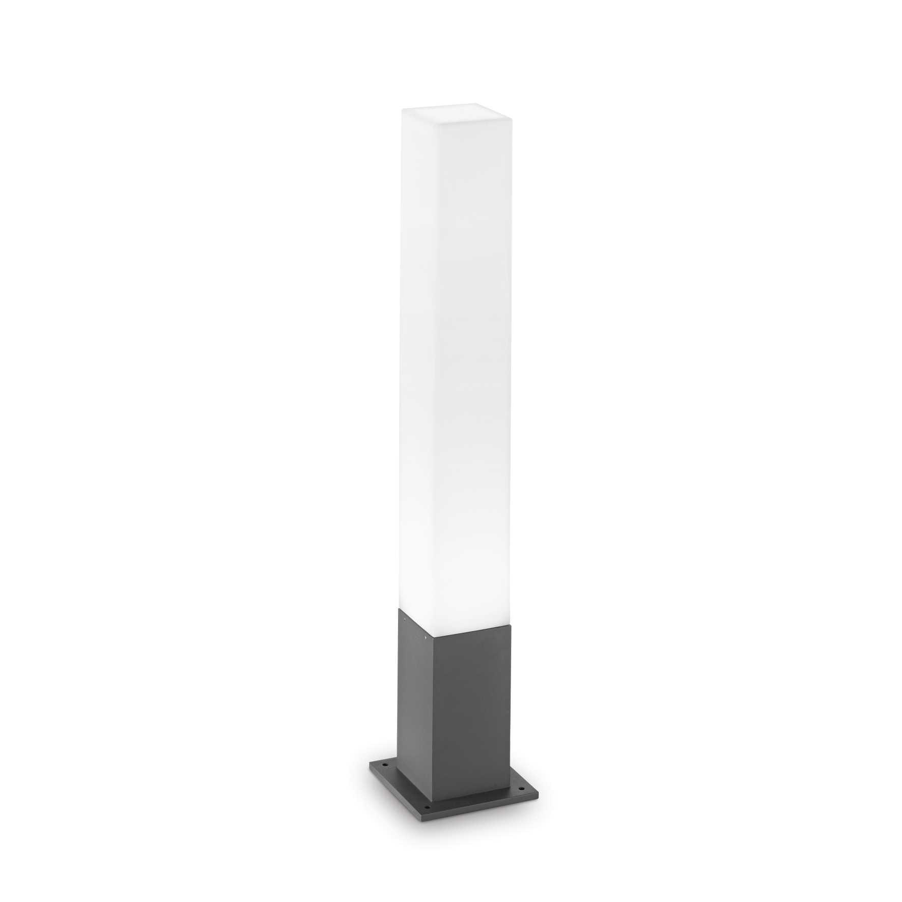 Edo Square Bollard Light | Anthracite Aluminium