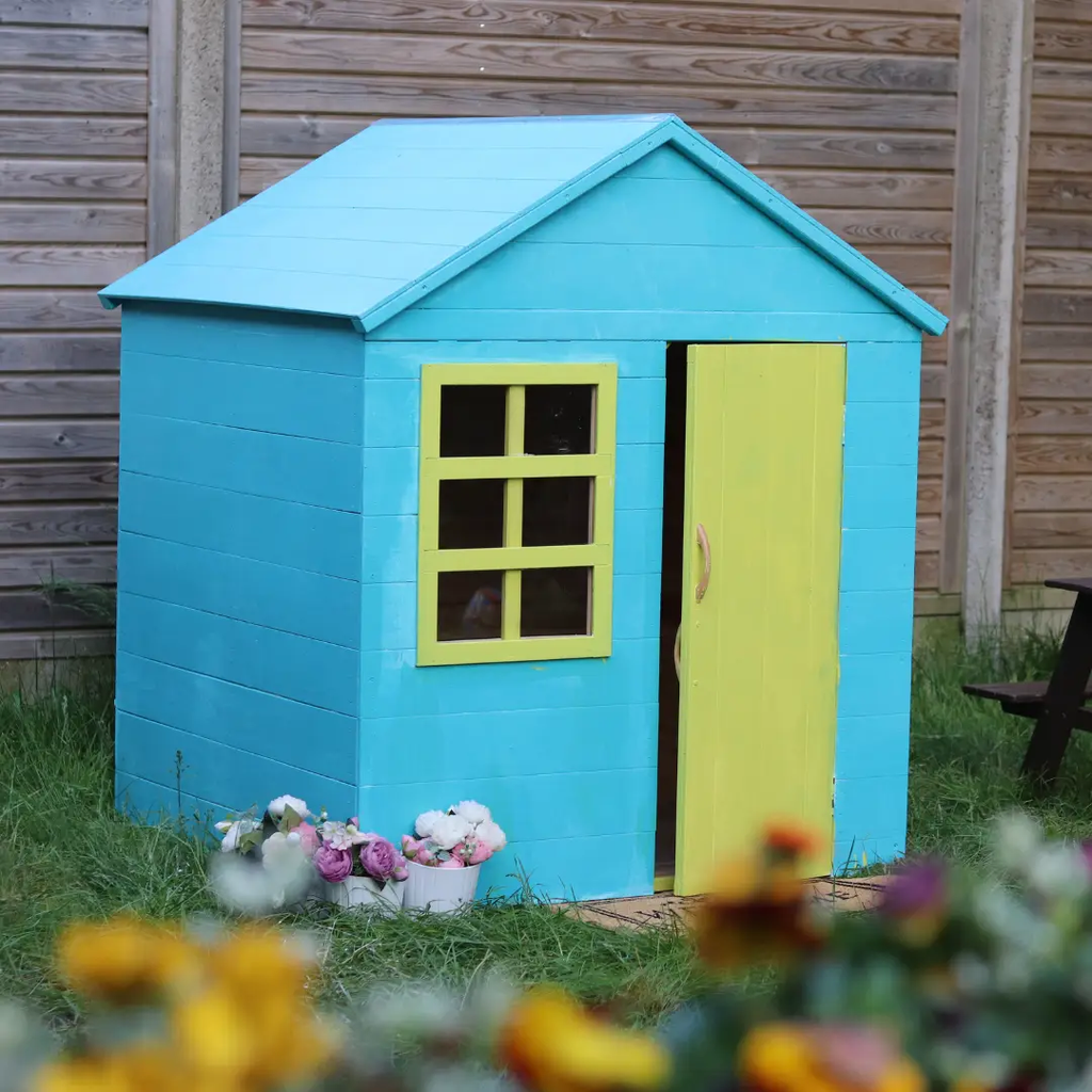 Evermeadow Wooden Playhouse | Kids' Garden Playhouse with Mud Kitchen Option