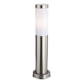Augment compact post light in stainless steel