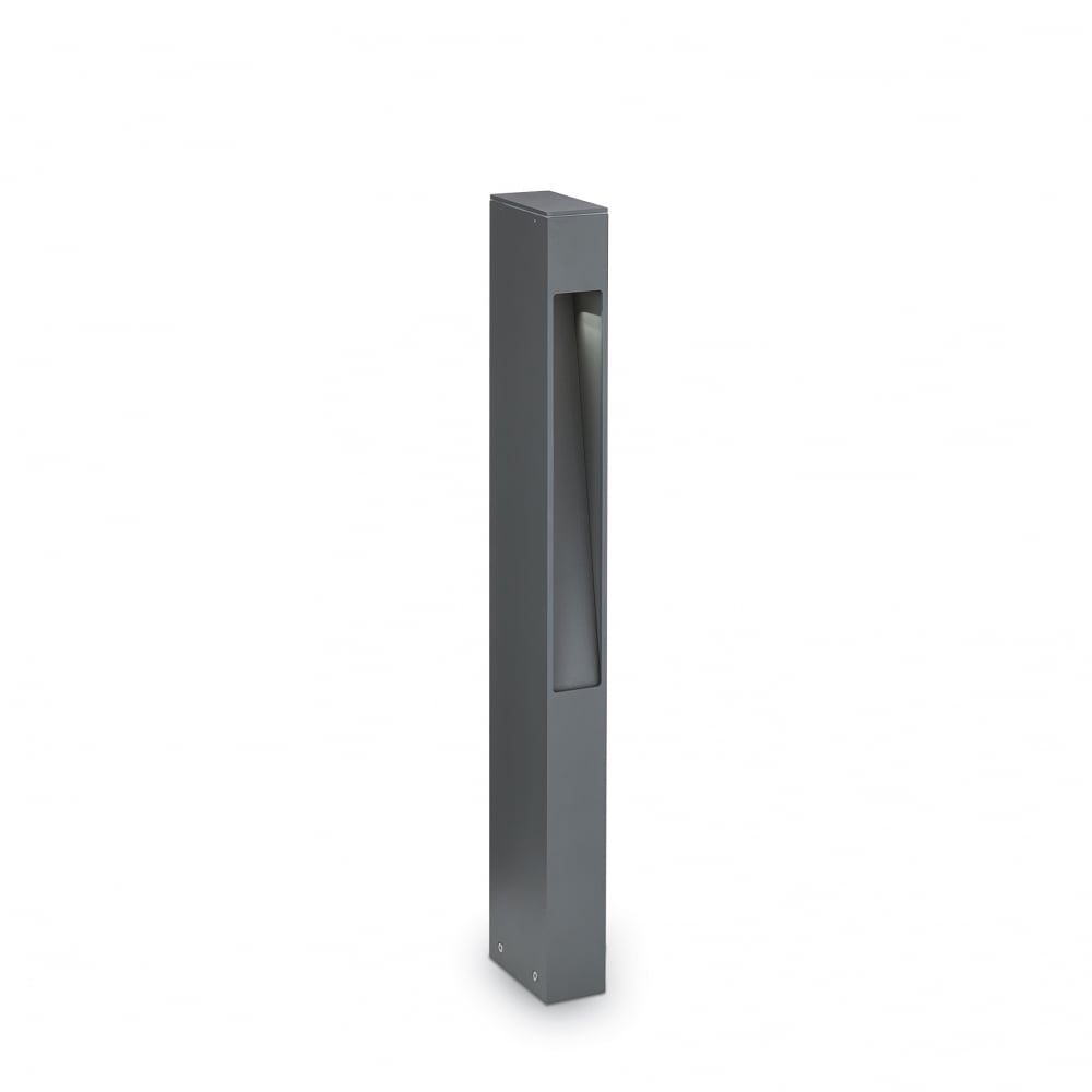 Mercurio bollard light in anthracite aluminium