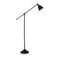 Newton adjustable post light in classic black