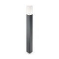 Sleek modern lamp post light in anthracite aluminium
