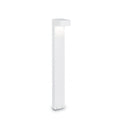Sirio large dual bulb lamp post light in white aluminium