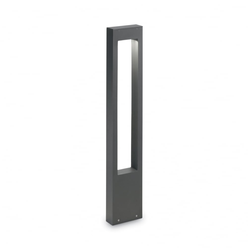 Vega bollard light in anthracite aluminium
