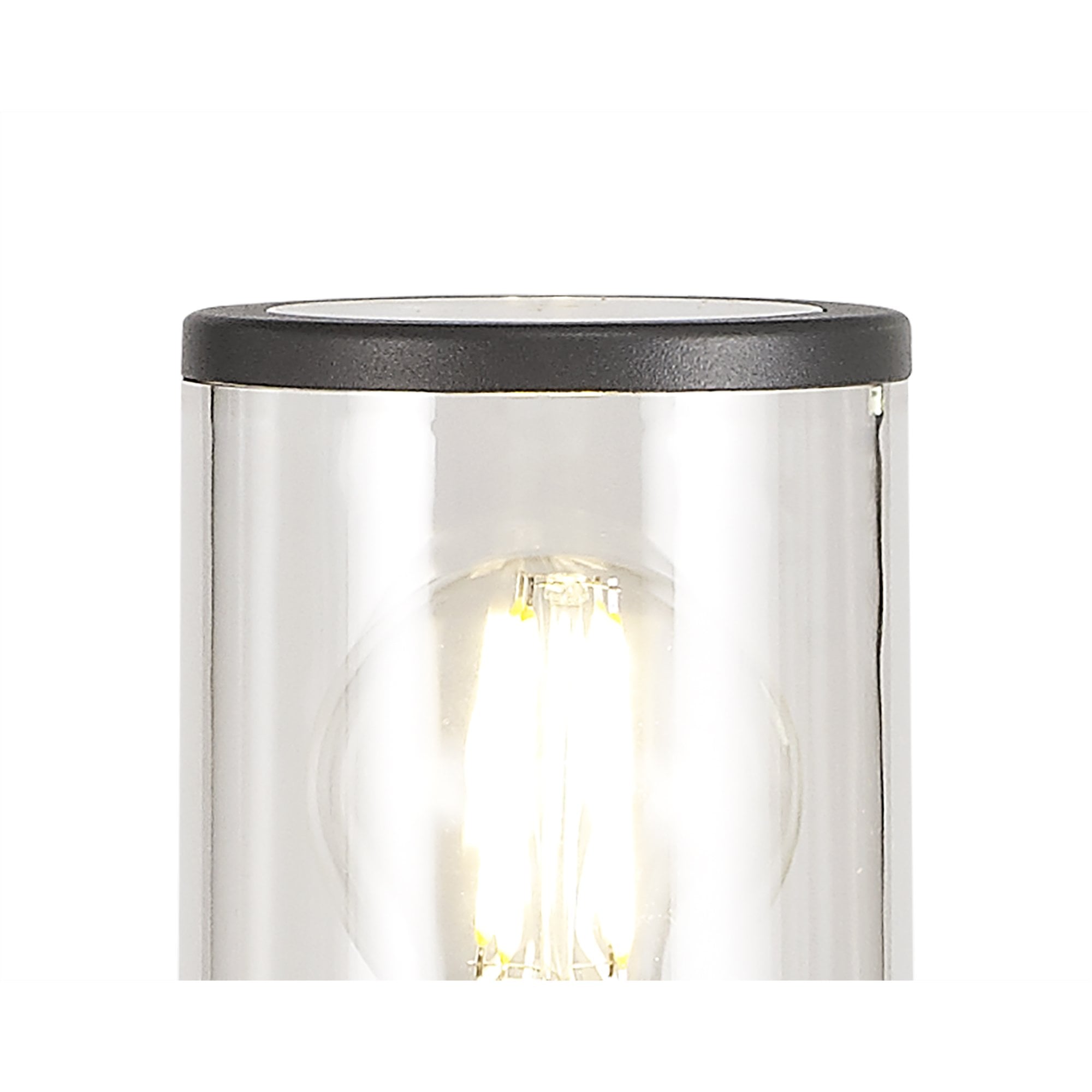 Outdoor Post Light 65cm | Anthracite with Clear Shade