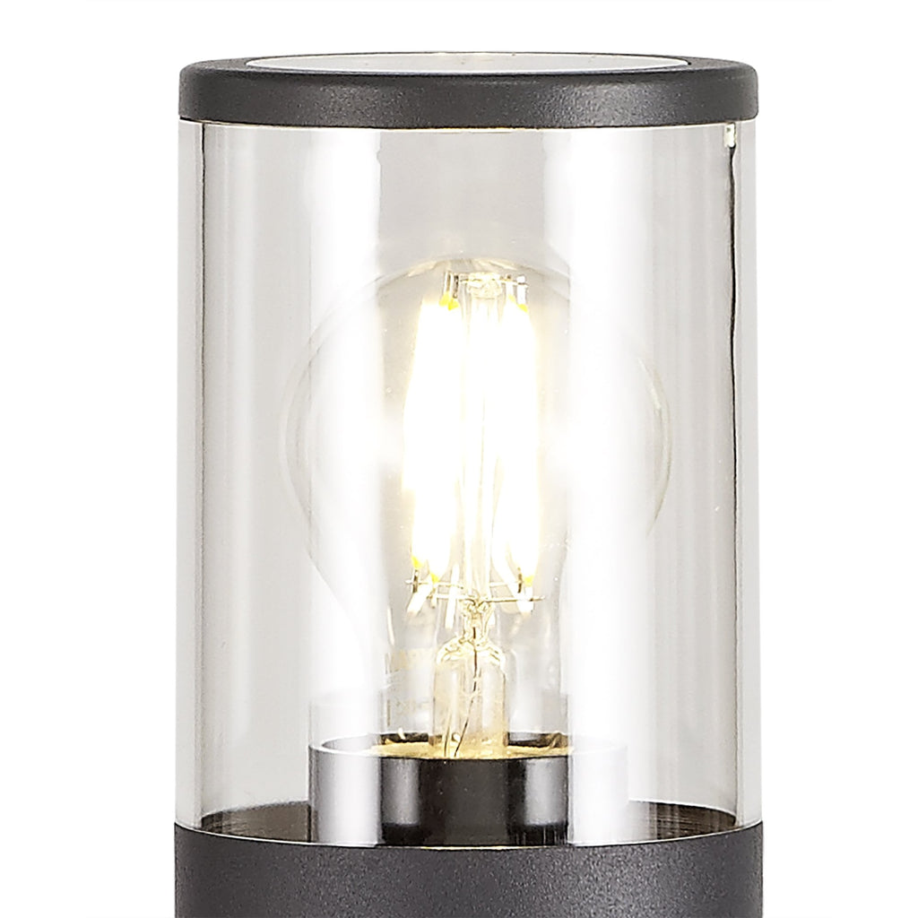 Outdoor Post Light 65cm | Anthracite with Clear Shade