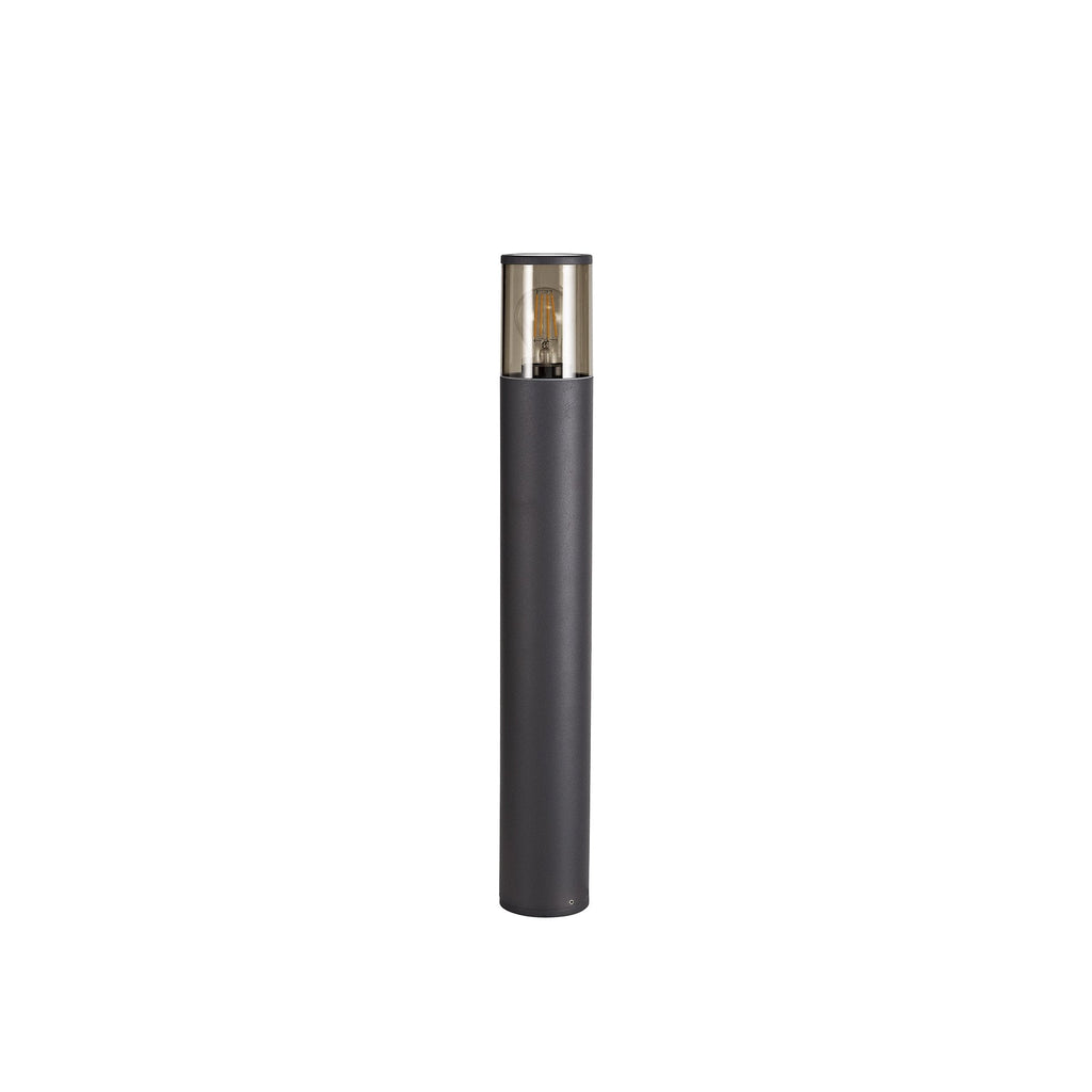 Outdoor Post Light 65cm | Anthracite with Smoked Shade