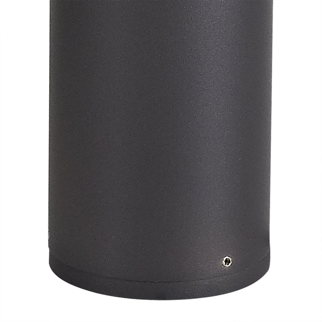 Outdoor Post Light 65cm | Anthracite with Smoked Shade