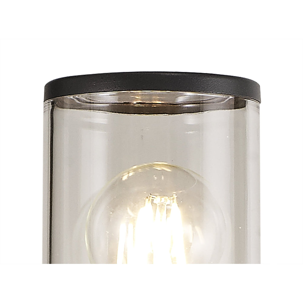 Outdoor Post Light 90cm | Anthracite with Clear Shade