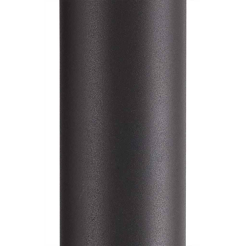 Outdoor Post Light 90cm | Anthracite with Clear Shade