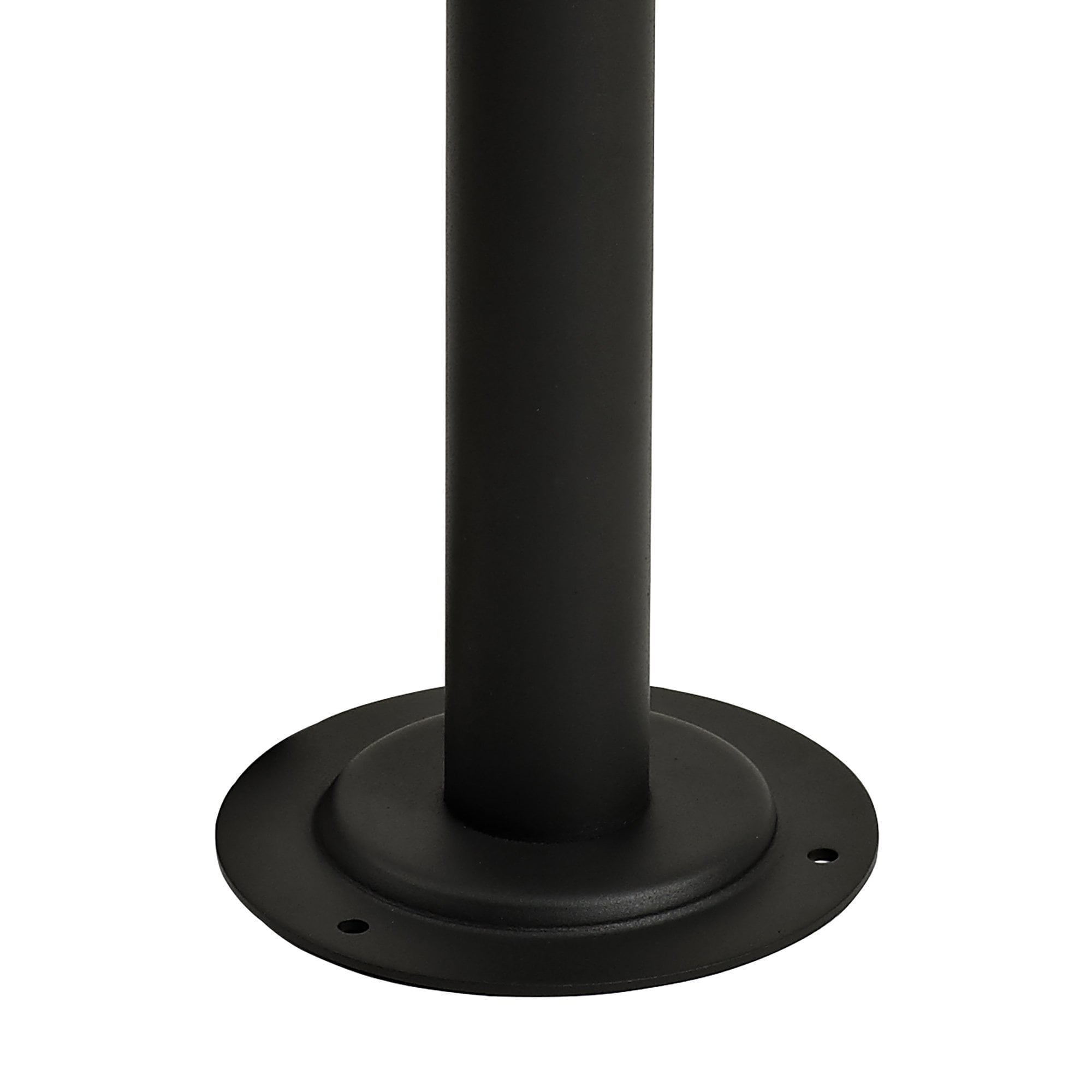 Compact Outdoor Post Light | Graphite Black with Clear Shade