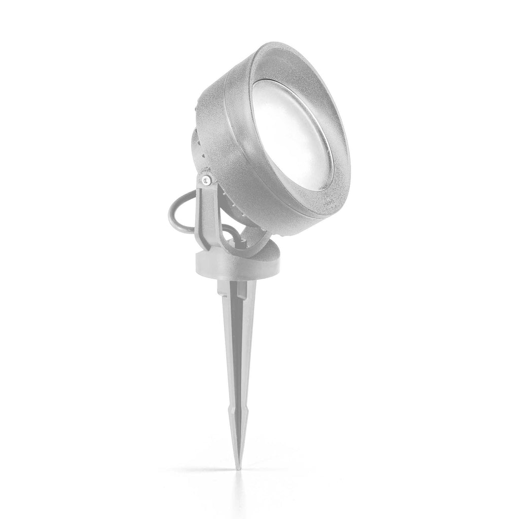 Tommy bollard light in soft grey resin