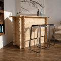 Rustic Wooden Interlock Bar