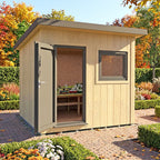 Fortis SIP Workshop Style D | Front Door Insulated Garden Workshop