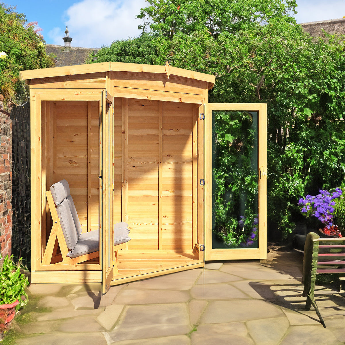 Barclay Summerhouse | Glazed Double Door Shiplap Timber Summerhouse