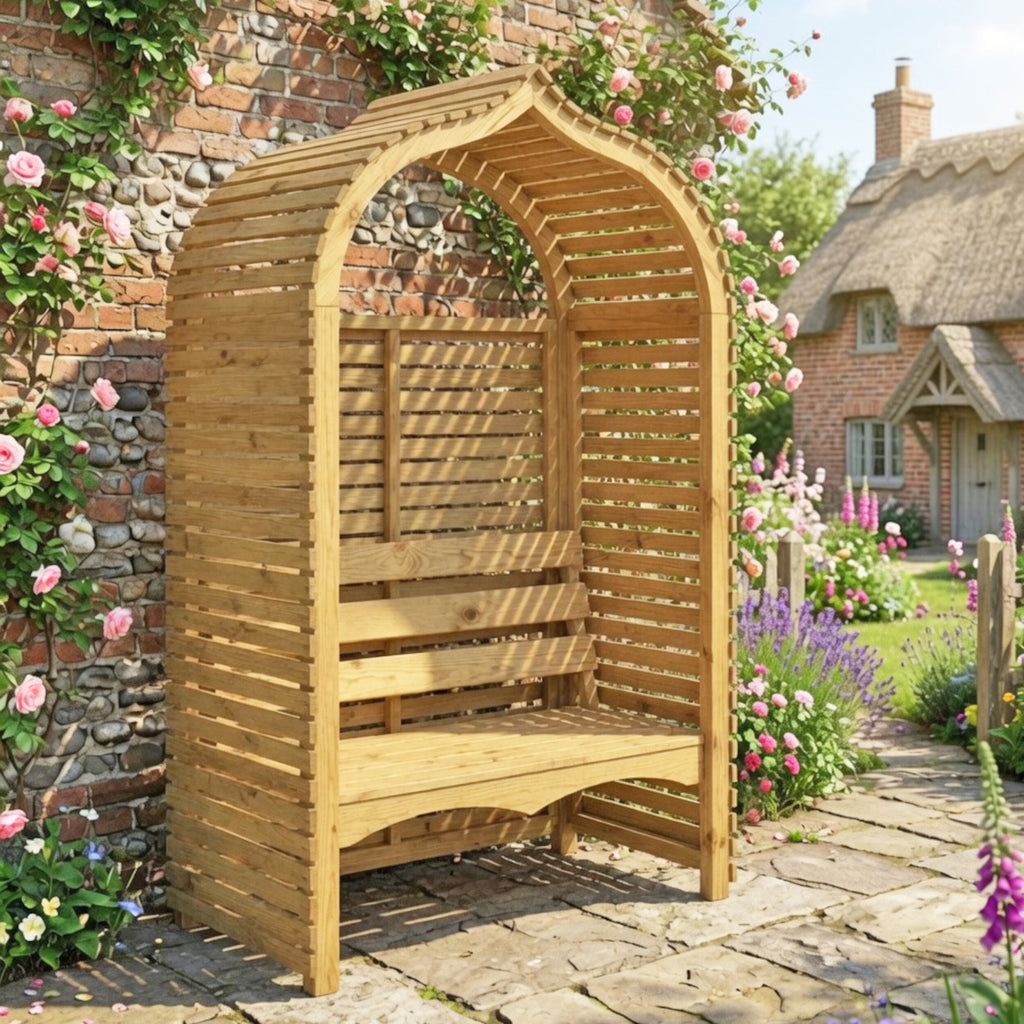 Bejoda Arbour | 4x3 Pressure Treated Timber Garden Arbour