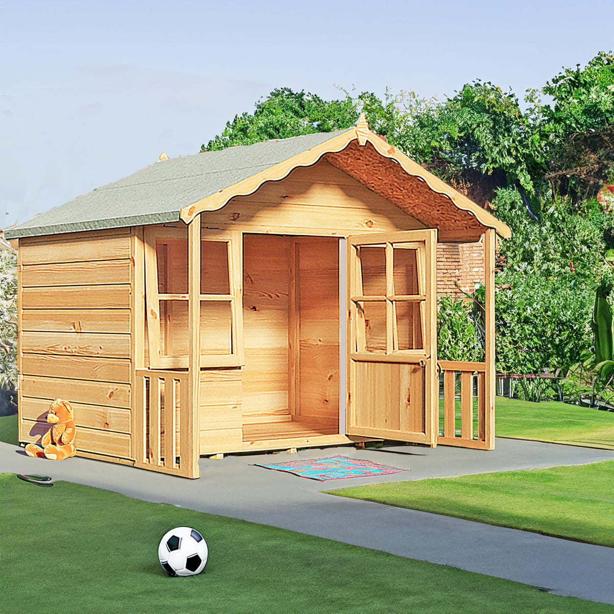 Pixie Playhouse | 6x4 Shiplap Timber Playhouse
