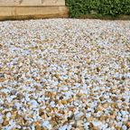 Arctic Champagne Gravel | 20mm Marble & Buff Decorative Chippings