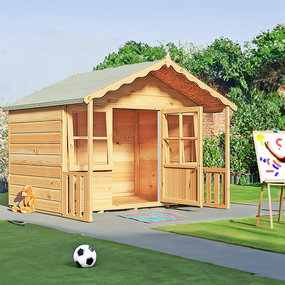 Pixie Playhouse | 6x4 Shiplap Timber Playhouse