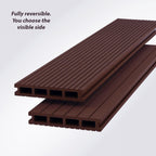 Light Neo Composite Decking Board Brown | Pack of 5