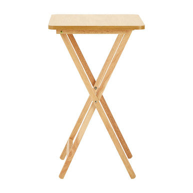 Heva Folding Snack Table | Natural Tropical Hevea Wood Folding Snack Table