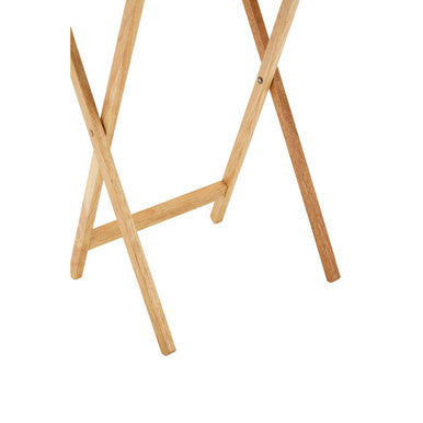 Heva Folding Snack Table | Natural Tropical Hevea Wood Folding Snack Table