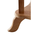 Heva Side Table | Natural Tropical Hevea Wood Round Side Table