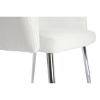 Merrik Dining Chair | White Leather Effect Dining Chair