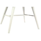 Cassy Dining Chair | Black Leather Effect Dining Chair with White Legs
