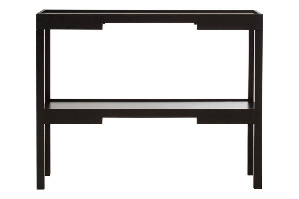 Osaka Console Table | Black 2 Tier Console Table