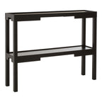 Osaka Console Table | Black 2 Tier Console Table