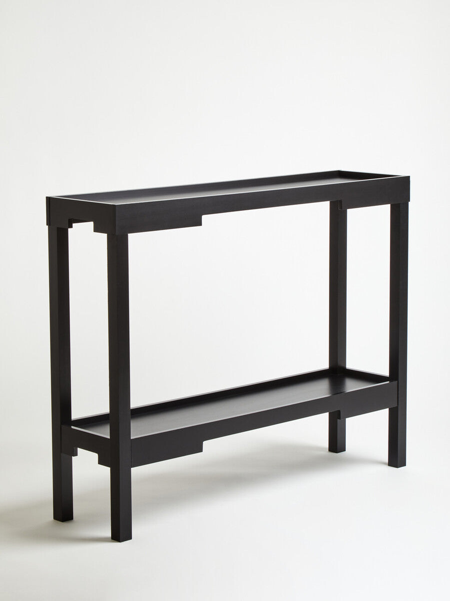 Osaka Console Table | Black 2 Tier Console Table