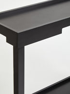 Osaka Console Table | Black 2 Tier Console Table