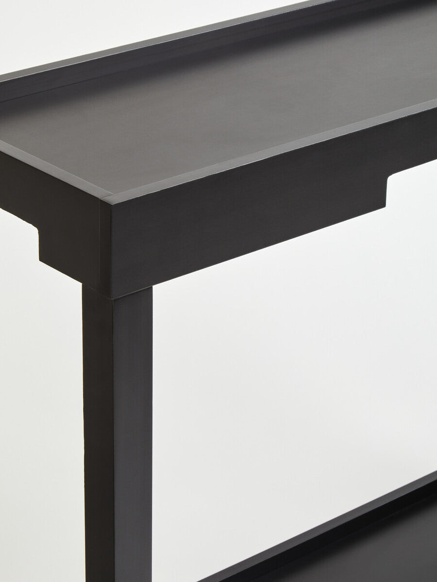 Osaka Console Table | Black 2 Tier Console Table