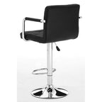 Starz Bar Chair | Black Leather Effect Adjustable Bar Chair