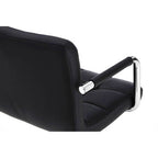 Starz Bar Chair | Black Leather Effect Adjustable Bar Chair