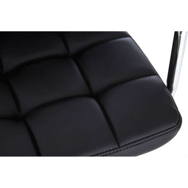 Starz Bar Chair | Black Leather Effect Adjustable Bar Chair